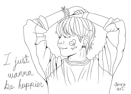 Taehappierlineart.png