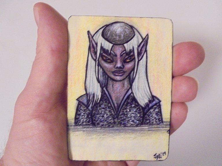 Drow Female Portrait (In Hand).jpg