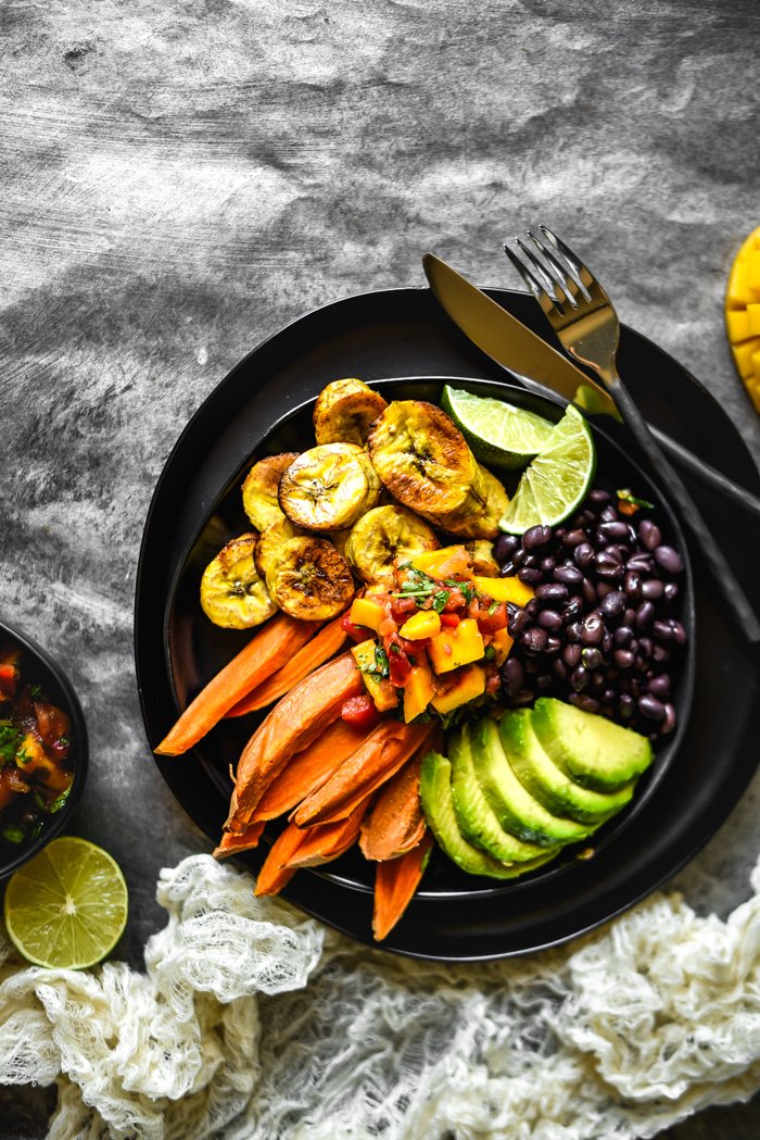 Cuban Black Bean & Plantain Plates + Mango Salsa (V+GF)-6.jpg