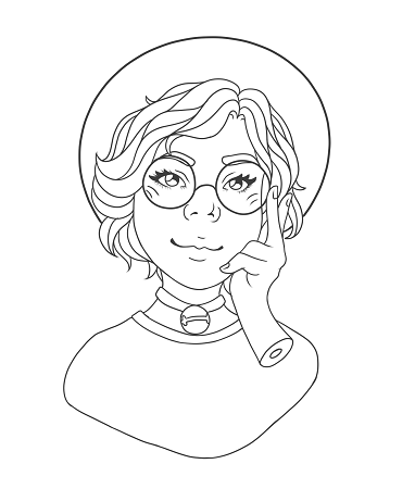 cutegirl2lineart.png