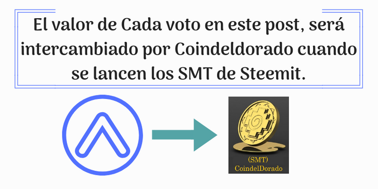 Cada voto será intercambiado por Coindeldorado.png