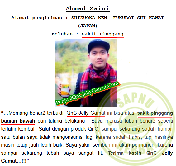 Testimoni QnC Jelly Gamat ~ nyeri tumit - nyeri sendi dan tulang - osteoarthritis 2.png