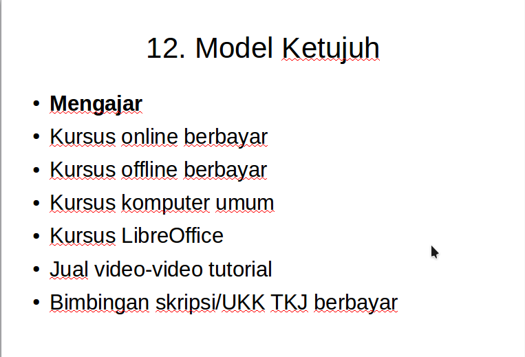 Komersialisasi Free Software itu SAH12