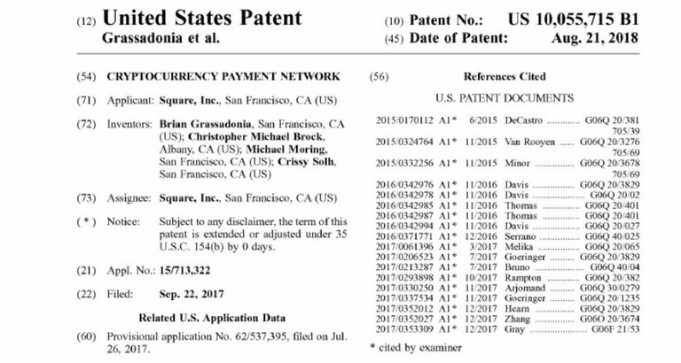 Square Patent