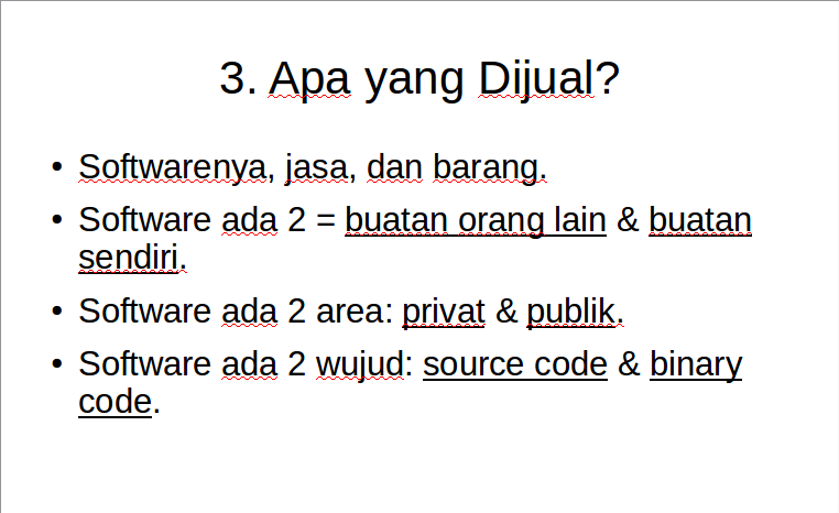 Komersialisasi Free Software itu SAH3