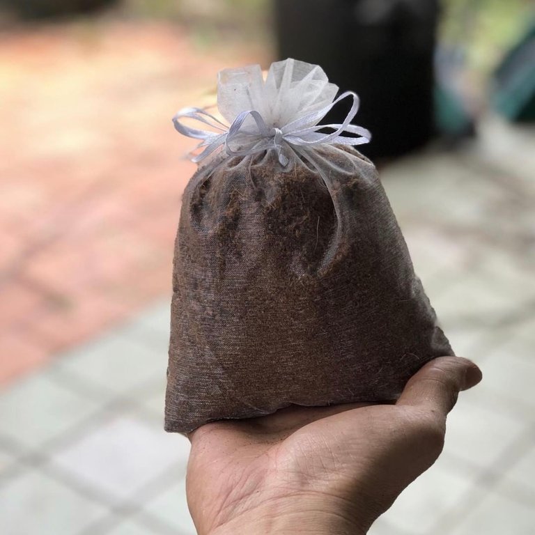 Black Turmeric packaged inside an Organza bag