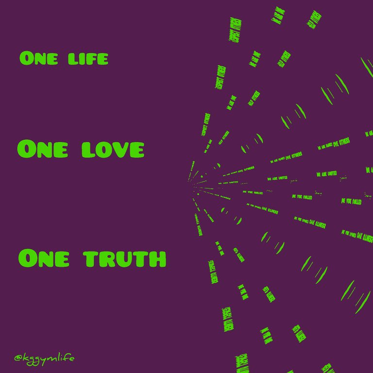 kggymlife original content one life one love one truth