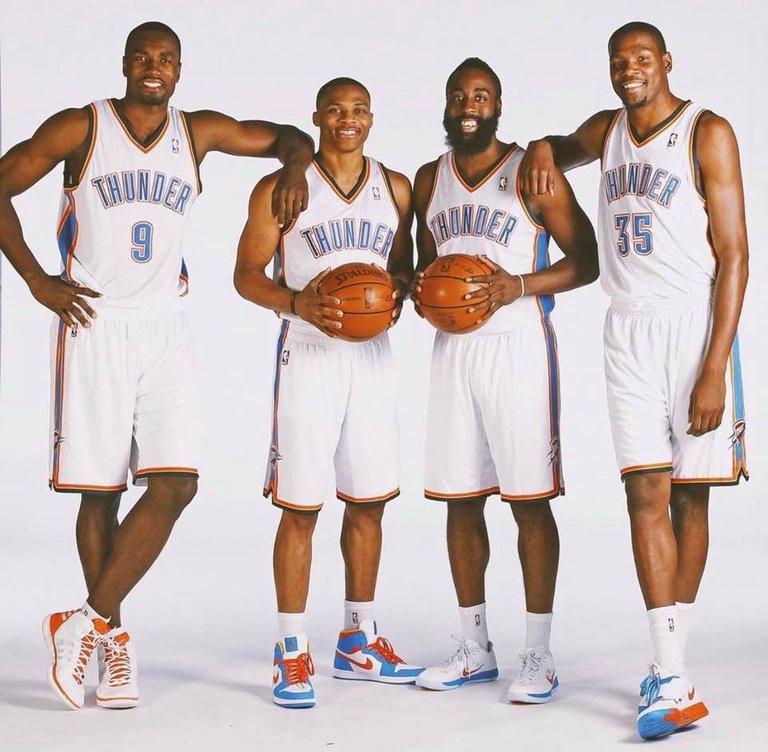 Kd james hotsell harden russell westbrook