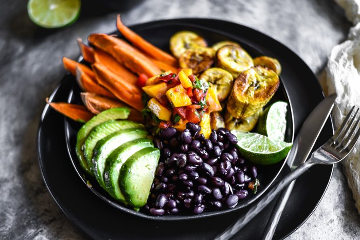 Cuban Black Bean & Plantain Plates + Mango Salsa (V+GF)-8.jpg