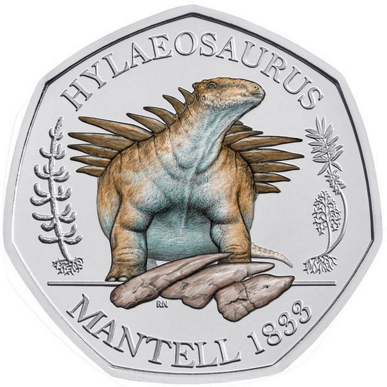 1_The_Dinosauria_Collection_-_Hylaeosaurus_2020_UK_50p_Brilliant_Uncirculated_Coin_reverse_-_Pad_print.jpg