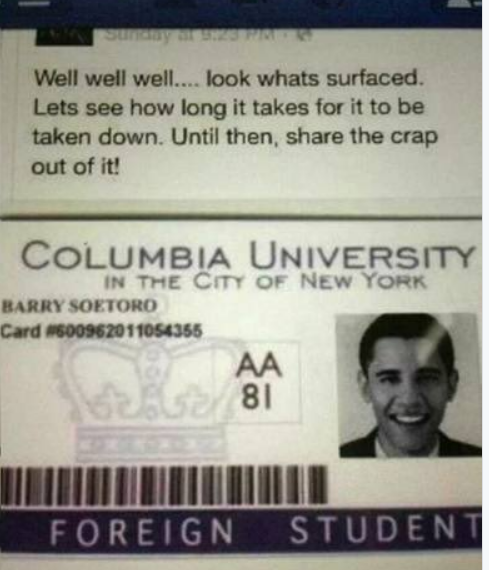 Obama foreign student ID (maybe photoshopped).png