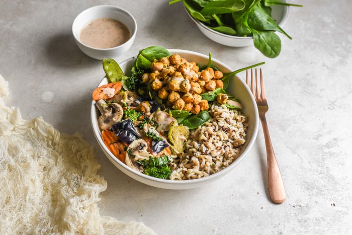 Veggie Grain Bowls with Crispy Parm Roasted Chickpeas & Aji Ranch-2.jpg