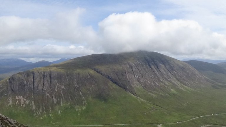 41 Lovely one of Beinn a'Chrulaiste with a gorgeous pom-pom cloud over.jpg