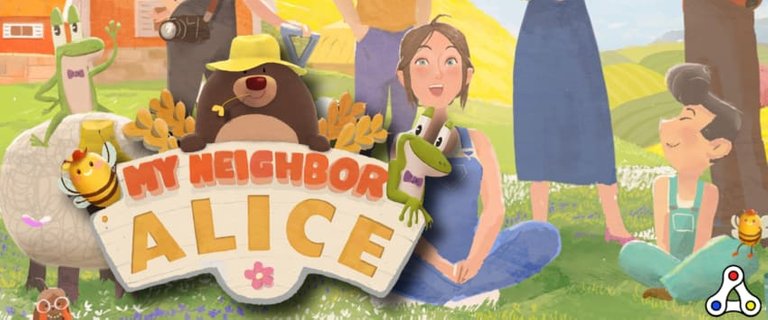 my neighbor alice artwork logo
