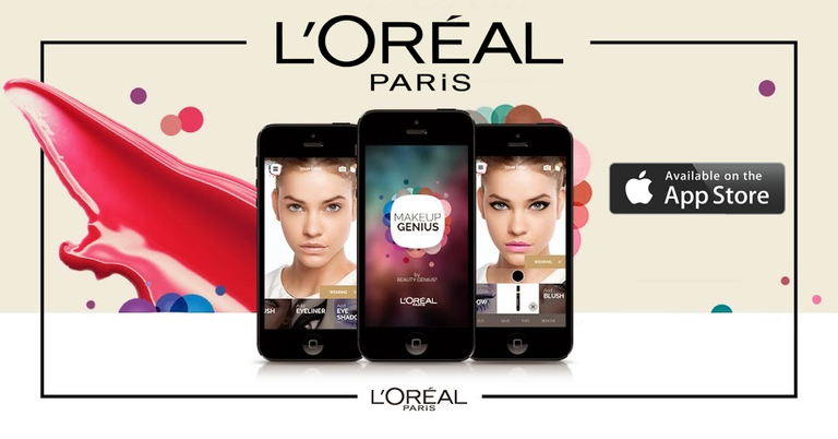 Makeup Genius app created by L'Oreal Paris