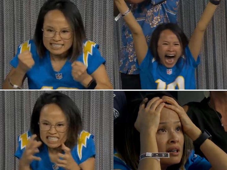 Chargers Lady’s Spectrum of Emotions