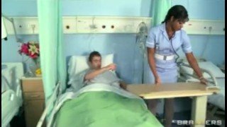 Sexy black nurse sucks & fucks sex addict DannyD's big-dick in hospital.jpg