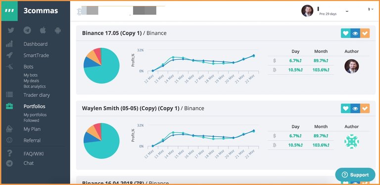 Copy crypto portfolio