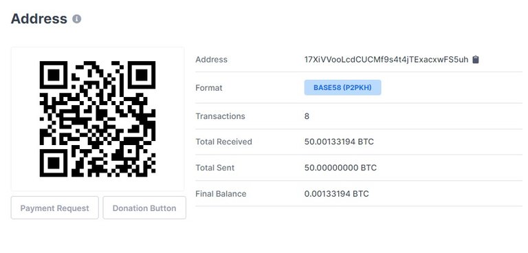 satoshi moves his bitcoin address