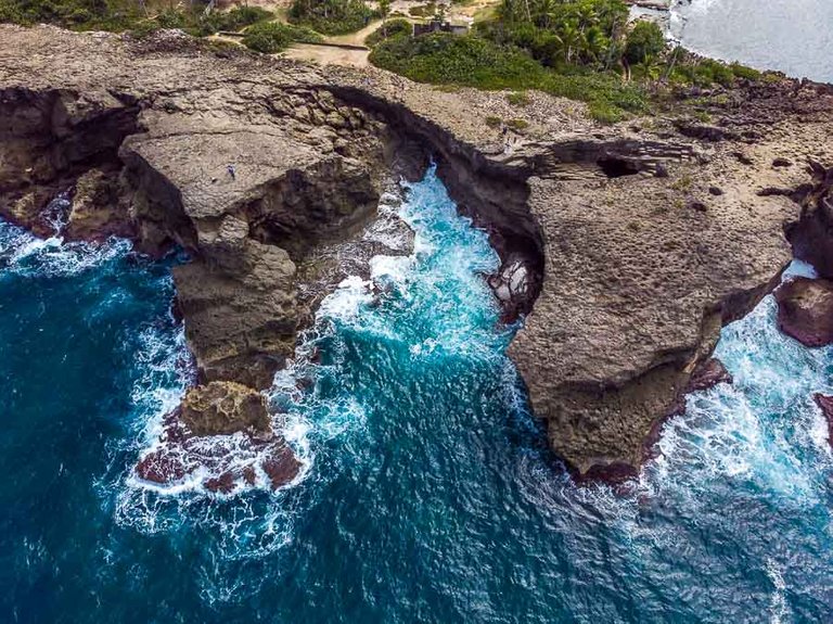 El Cueva Del Indio aerial drone photo