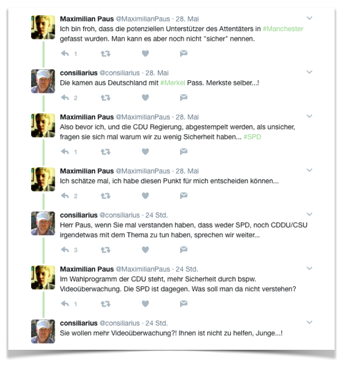 Twitter-Krieg mit Maximilian Paus