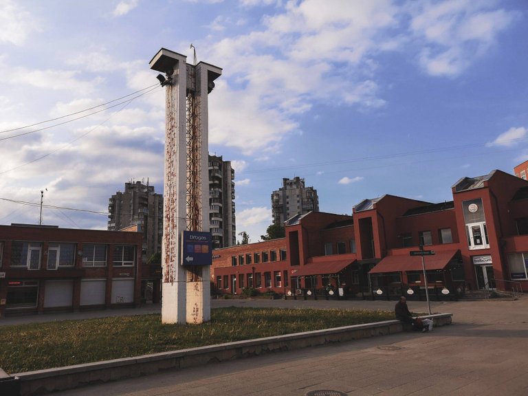 The center square of Šeškinė, Vilnius