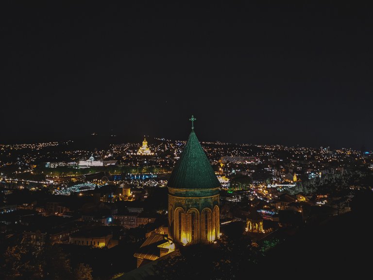 Tbilisi at night, Georgia