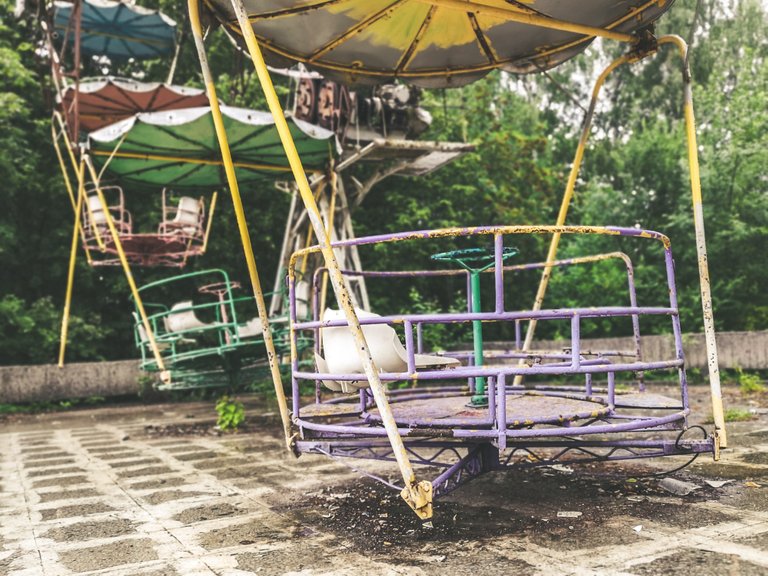 Frozen Amusement Park in Elektrenai, Lithuania