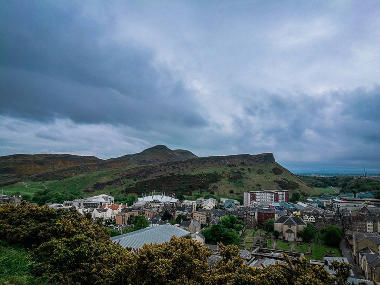 Holyrood Park from Calton Hill, Edinburgh