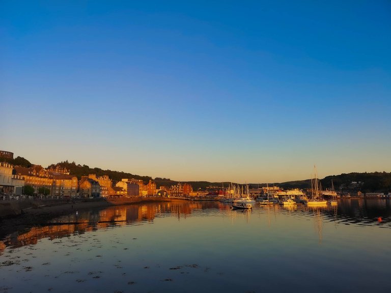 Oban port town - sea food capital of Scotland