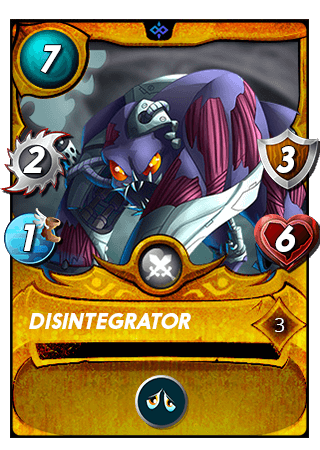 Disintegrator (owned)