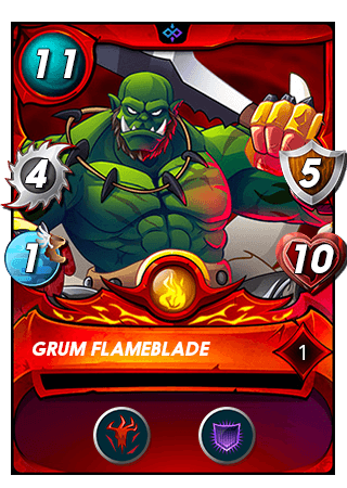 Grum Flameblade