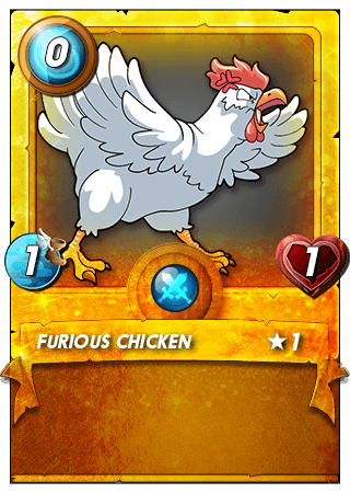 Gold Foil Furious Chicken Lv 1