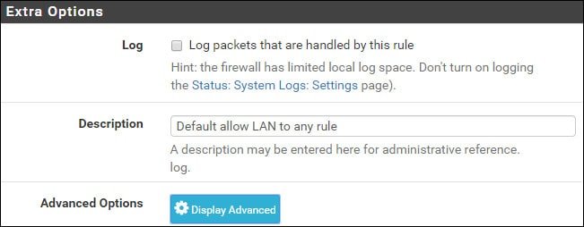 pfsense firewall rule load balancing