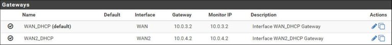 pfsense multiple wan routing