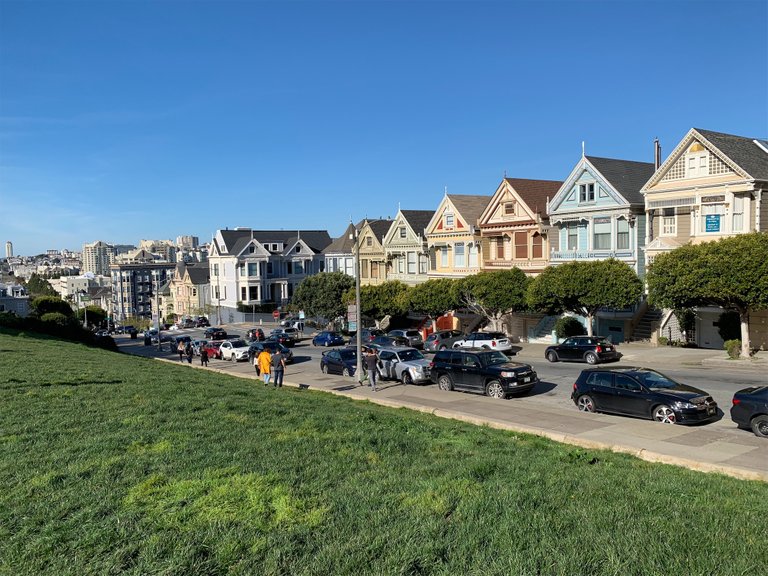 Painted ladies in San Francisco