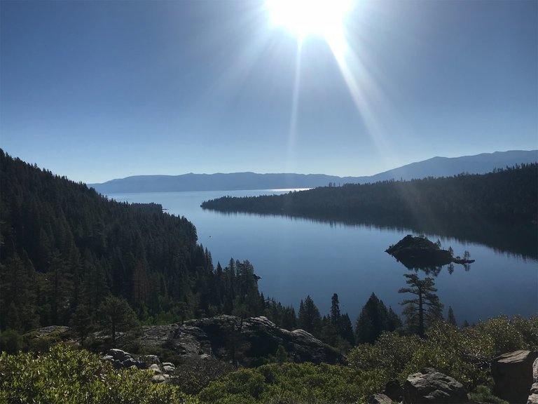 A beautiful morning in Lake Tahoe