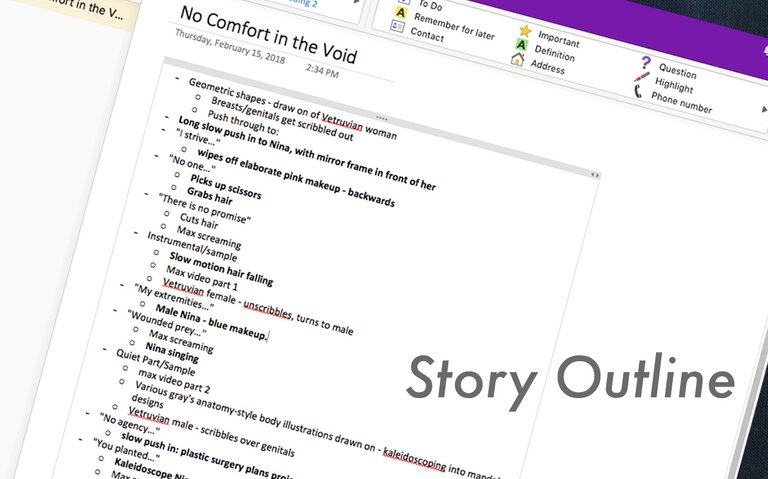 “No Comfort” Story Outline