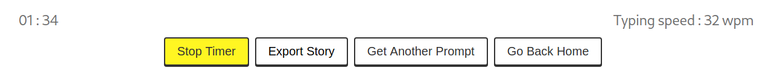 Timer and typing speed
