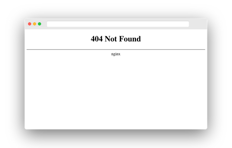 Nginx 404 Page