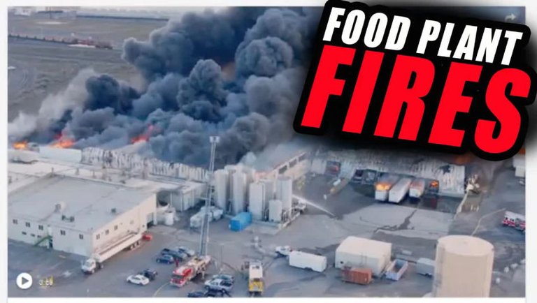 Food Processing Plant Destruction “Coincidences” -  VISUALIZED