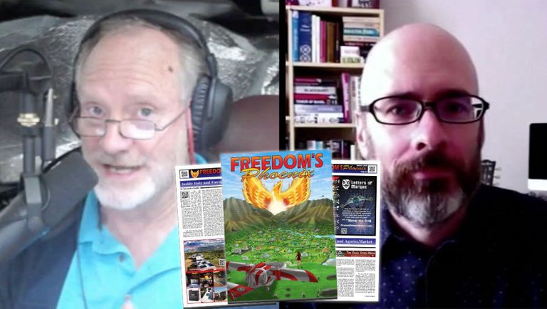 James and Ernie Launch Freedom's Phoenix Newspaper