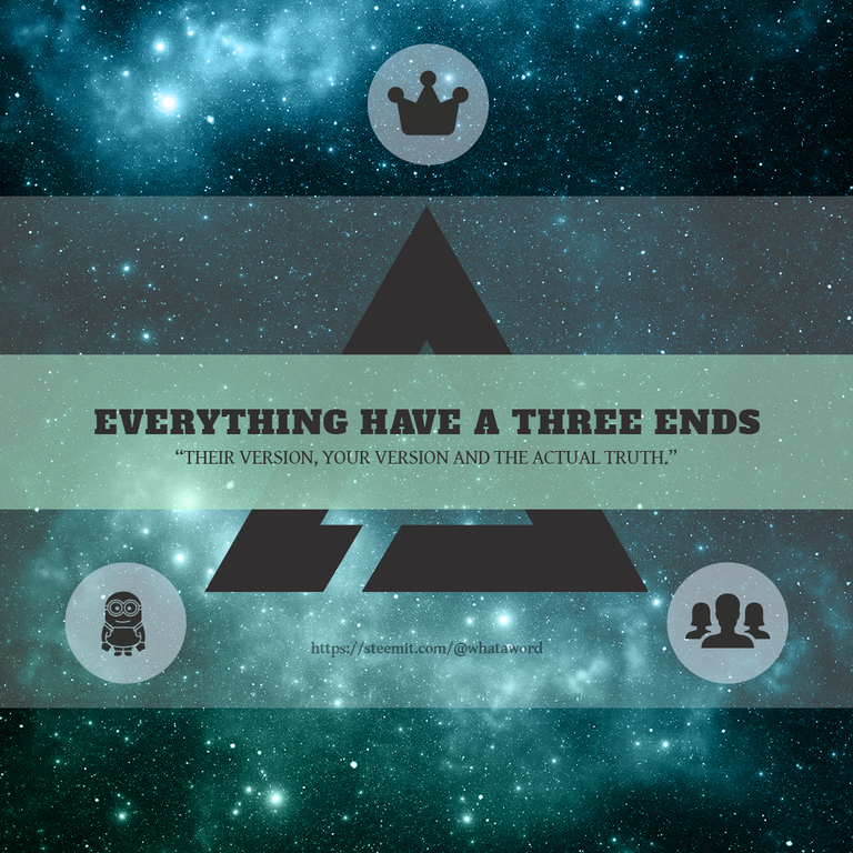 Image of EVERYTHING HAVE A THREE ENDS