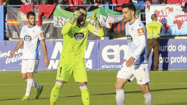 Dani Giménez y Álex Bergantinos, en la derrota frente al...