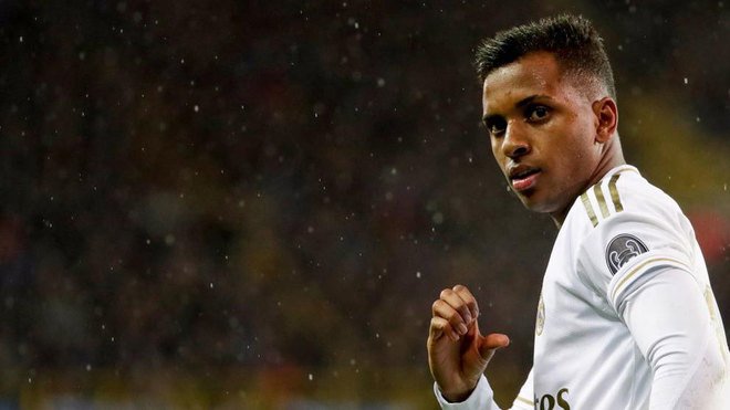 Rodrygo, tras marcar su gol ante el Brujas