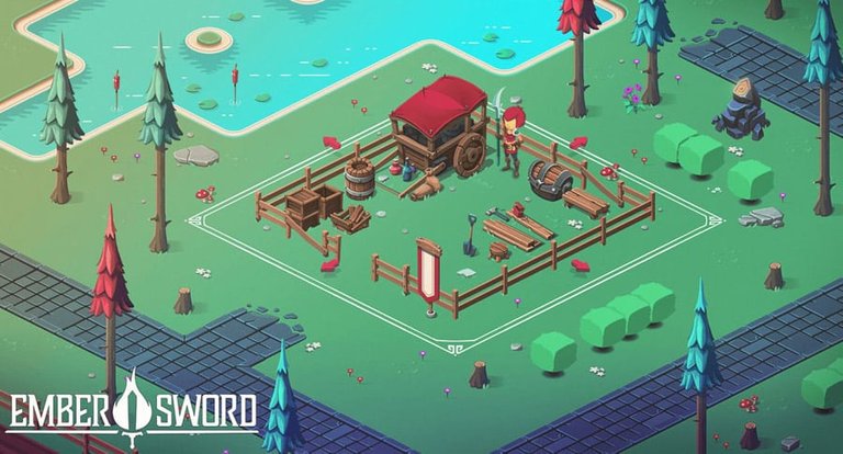 Ember Sword Blockchain Game MMORPG