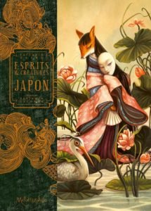 La couverture de l'ouvrage montre un kitsune en kimono