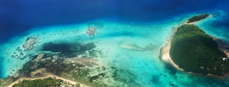 Tonga from the sky