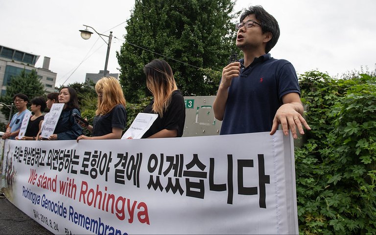 20180824_로힝야 학살 1주기 미얀마 정부 규탄 기자회견