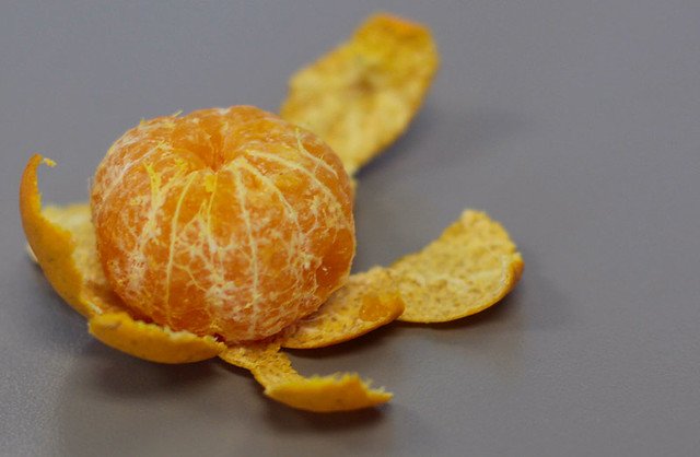 peeled orange